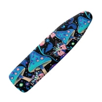 HELLHERO Butterflies Mushrooms Ironing Board Cover, 15 x 54 Heavy Duty Iron Board Covers Standard Size Padding Decorative Covers for Most Iron Boards Ironing Pad Cover