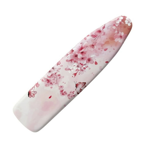 HELLHERO Butterfly Cherry blossom Ironing Board Cover 15x54 Standard Size Padding Decorative Covers for Ironing Board Padded Iron Cover Daisy Iron Table Cover with Elastic Edge