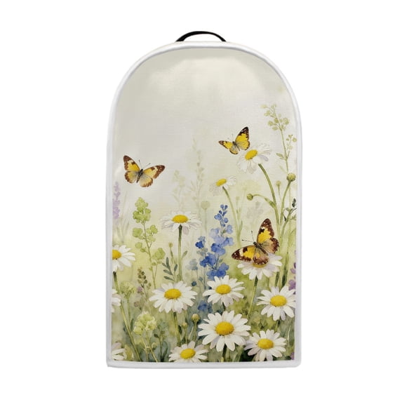 HELLHERO Butterfly and Daisy Pattern Design Kitchen Accessories for Kitchen Counter Not Easy to Fade, Foldable Protects Blenders Processors 15.94"H x 9.45"L x 7.28"W