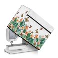 thumbnail image 1 of HELLHERO Butterfly Floral Sewing Machine Protector Cover with Pockets for Extra Accessories Stylish Zipper Storage Pockets, 1 of 8