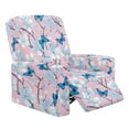thumbnail image 1 of HELLHERO Butterfly Flower Print Recliner Sofa Slipcovers Dust-proof Recliner Couch Covers That Stay in Place Lift Chair Covers with Storage Pockets, 1 of 8