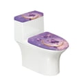 thumbnail image 1 of HELLHERO Butterfly and Moon Pattern Elastic Edge Toilet Lid Covers Elastic Bottom Adjustable Dust-Proof Bathroom Toilet Lid Cover Set Fits All Toilet Shapes, 1 of 8