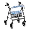 thumbnail image 1 of HELLHERO Butterfly Musical Note Pattern Design Soft Rollator Walker Seat and Backrest Covers Outdoor for Men, Removable Protection Fleece Fabric Rollator Walker Seat Back Cover, 1 of 10