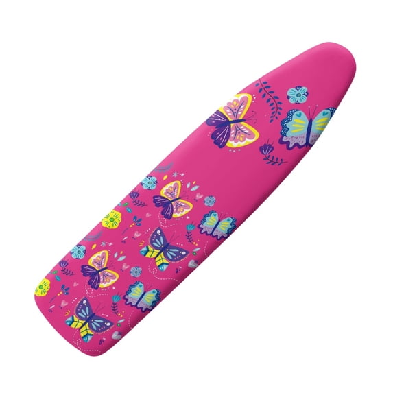 HELLHERO Butterfly Pattern Ironing Board Cover Hook and Loop Fastener Hook and Loop Ironing Board Covers Soft for Friends