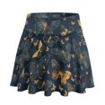 thumbnail image 1 of HELLHERO Butterfly Polyester Spandex Golf Skirts with Built-in Shorts, 2 Side Pockets with Pockets Tennis Skirt for Vacation Yoga Daily Wear, 1 of 9
