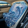 thumbnail image 1 of Drydeepin Dolphin Diamond Cute Car Seat Cover Backseat Universal Rear Car Seat Bench Towel Non-Slip Saddle Blanket Seats Protector for Sedans, SUVs, Vans Auto Accessories, 1 of 7