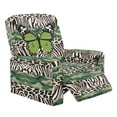 thumbnail image 1 of HELLHERO Butterfly Print Recliner Slip Covers for Lazyboy Recliners Zebra Stripe Print Lazyboy Recliner Chair Cover with Handle Opening, Home Decorations, 1 of 8