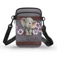 thumbnail image 1 of HELLHERO Butterfly Sunflower Crossbody Sling Bag with Adjustable Strap Polyester Women 4.33"x1.97"x7.09" for Travel, 1 of 7