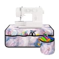 thumbnail image 1 of HELLHERO Butterfly Tie Dye Pattern Sewing Machine Mat to Store Bobbins Dustproof Beautiful & Practical Fusion Sew Machine Mat for Most Sewing Machines, 1 of 5