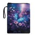 thumbnail image 1 of HELLHERO Butterfly and Daisy Pattern 1 pc Book Cover Sleeve with Lightweight Polyester Book Carrying Case for Textbooks Mother 11.42 x 8.66 Inch, 1 of 8
