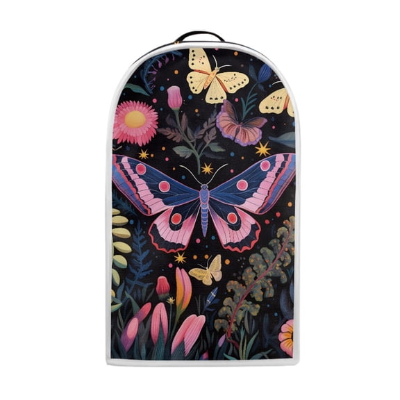 HELLHERO Butterfly and Floral Pattern Handle Protective Case for Protects Against Scratches Polyester Dust Cover