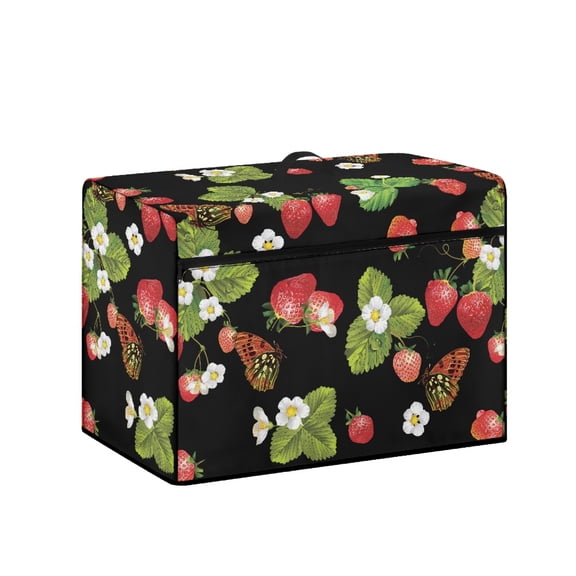 HELLHERO Butterfly and Floral Pattern Sewing Machine Carring Cover Dustproof Easy to Replacement Stylish Ideal Gifts for Housewife