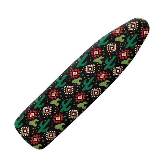 HELLHERO Cactus Ironing Board Protector 15" x 54" Ironing Board Protector Cover with Fade - Proof Scorch Guard Elastic Fasteners Easy to Fold