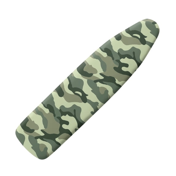 HELLHERO Camouflage Design Iron Board Cover 15x54 Inch Durable Ironing Board Covets Elastic Edge 3 Fasteners