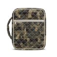 thumbnail image 1 of HELLHERO Camouflage Pattern Bible Cover Case, Zippered Pocket Handle Bible Study Bag Polyester Fabric Quilted Bible Cover for Daily Use Scripture Study, 1 of 9