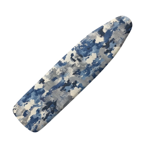 HELLHERO Camouflage Pattern Design Iron Board Protective Cover Ironing Board Protector Cover with Elasticized Edge Resist Scorching for 15x54 Inches