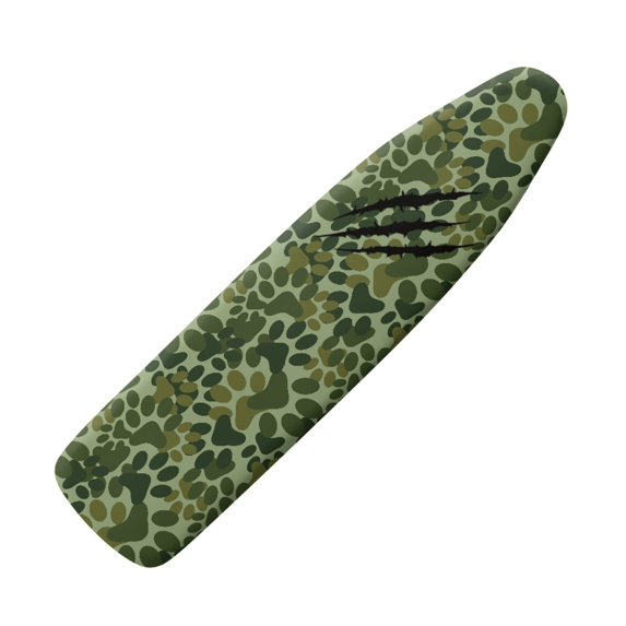 HELLHERO Camouflage Pattern Design Ironing Board Cover Washable with Hook and Loop Ironing Board Covers Hook and Loop Fastener 15x54 Inch