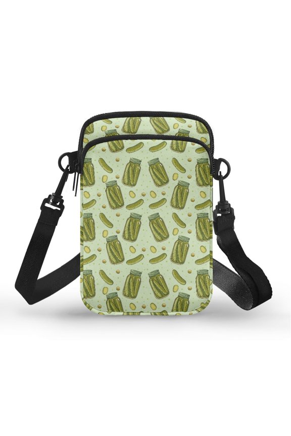 Camouflage Pattern Double Zipper Messenger Bag for Daily Use