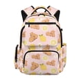 thumbnail image 1 of HELLHERO Capybara Lemon Pattern Bookbag with Padded Lightweight Toddler Bookbag, Water Proof 17 Inch School Bookbag for Sports Travel Back to School, 1 of 8