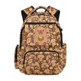 thumbnail image 1 of HELLHERO Capybaras Multi-Pockets Kids Girls Backpack for School Kindergarten, Soft Padded Straps Durable 600D Polyester Book Bag, 1 of 8