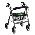 thumbnail image 1 of HELLHERO Carbon Style 2 Pack Rollator Walker Seat and Backrest Covers with Removable Non-Slip Fit, Breathable Fabric Rollator Walker Seat Covers for Park Neighborhoods, 1 of 10