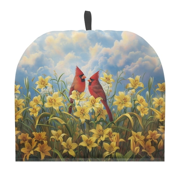 HELLHERO Cardinal Lily Sky Tea Cozies Covers Portable Waterproof Insulation and Keep Warm, Thanksgiving