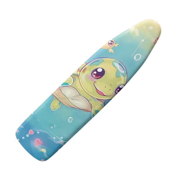 HELLHERO Cartoon Sea Turtle Ironing Board Cover 15x54 Inch Protection Covers Non-Slip Premium Polyester Ironing Cover for Mother