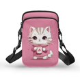 thumbnail image 1 of HELLHERO Cat Pattern Messenger Bag, Polyester Adjustable Shoulder Strap for Adult, 1 of 6