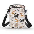 thumbnail image 1 of HELLHERO Cat Paw Print Pattern Women Shoulder Bag for Adult Polyester Crossbody Sling Bags with Adjustable Shoulder Strap, 1 of 7