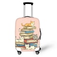 thumbnail image 1 of HELLHERO Cats Books Suitcase Cover Anti Scuff Elastic Polyester Luggage Cover for Travel Vacation, 1 of 7