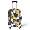 thumbnail image 1 of HELLHERO Cats Luggage Protector Anti-fading Anti Pollution Polyester Suitcase Cover for Daily Travel Vacation, 1 of 5