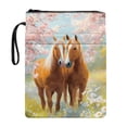 thumbnail image 1 of HELLHERO Cherry Blossom Pattern Gift Bible Case Bag with Handle Book Protection Polyester for Fater Paperbacks Hardcover Notebook Reusable Waterproof, 1 of 8