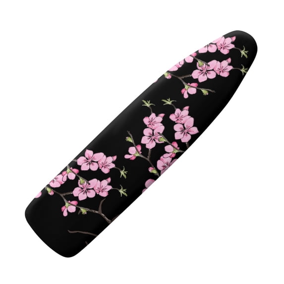 HELLHERO Cherry Blossom Pattern Iron Board Cover 3 Fasteners Soft Protector Elastic Edge Washable