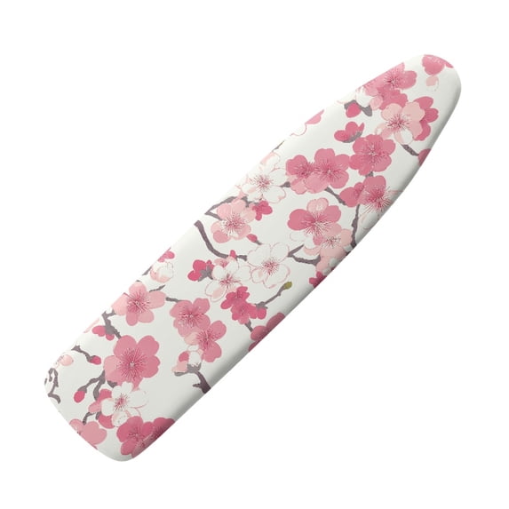 HELLHERO Cherry Blossom Pattern Ironing Board Dust-Proof Cover Elastic Edge Ironing Board Cover Polyester Fiber Fabric