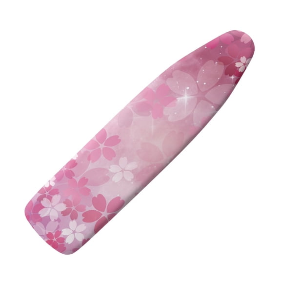 HELLHERO Cherry Blossoms Ironing Board Cover, 15x54 Inch Standard Ironing Board Cover with Elastic Edge and Hook and Loop Fasteners Scorch and Stain Resistant Cotton Ironing Covers