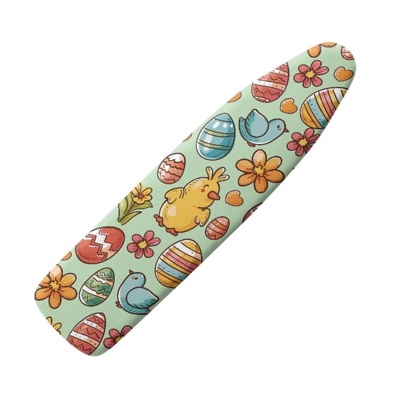 HELLHERO Chick Easter Egg Pattern Ironing Board Dust-Proof Cover Easy Fit Easy to Fold Replacement for Women Girls(No Padding)