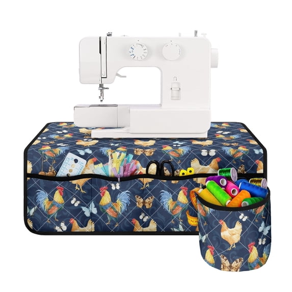 HELLHERO Chicken Sewing Machine Mat to Keep Sewing Accessories Sewing Accessories Beautiful & Practical Fusion Sewing Machine Table Mats