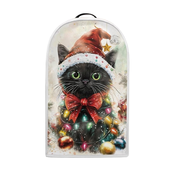 HELLHERO Christmas Black Cat Kitchen Blender Dust Cover for Kitchen Hand Strap for Kitchen Counter with Reusable