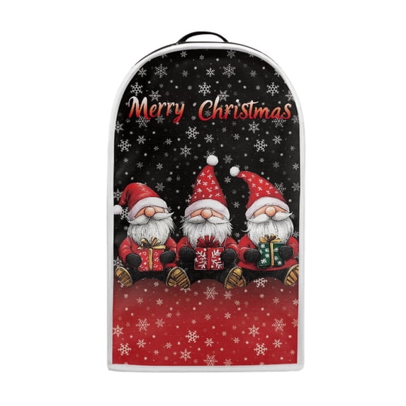 HELLHERO Christmas Dustproof Food Processor Cover for Home Kitchen Hand Strap Santa Claus Gift Boxes