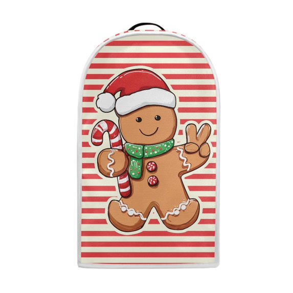 HELLHERO Christmas Gingerbread Man Pattern Mixer Cover Polyester for Kitchen Household