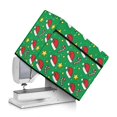 thumbnail image 1 of HELLHERO Christmas Icon Pattern Sewing Machine Dust Cover with Tote Handle and Pocket Dustproof Zipper Pouch Lightweight Fits Most Sewing Machines, 1 of 8