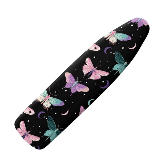 HELLHERO Christmas Ironing Board Cover Elastic Edge Washable Soft and Comfortable, Butterfly Moon Design