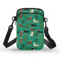 thumbnail image 1 of HELLHERO Christmas Lightweight Travel Crossbody Purse for Adult Daily Use Shoulder Purse Polyester 4.33x1.97x7.09, 1 of 7