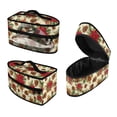 thumbnail image 1 of HELLHERO Christmas Poinsettia Garment Steamer Organizer Travel Iron Case, Bag Only, 1 of 6