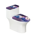 thumbnail image 1 of HELLHERO Christmas Snowman Toilet Covers Set Easy to Install for Bathroom Dustproof Toilet Cover Set, 1 of 5