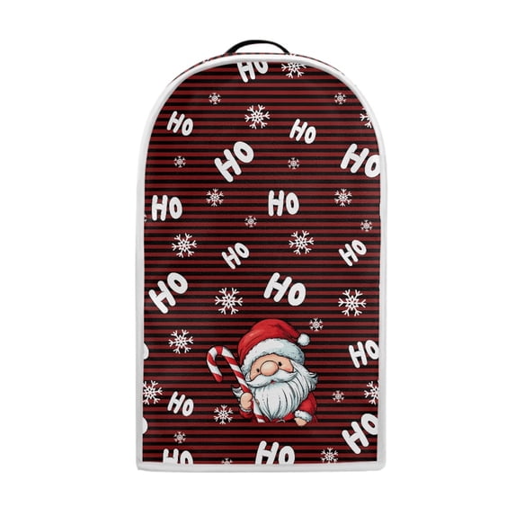 HELLHERO Christmas Stripes Food Processor Cover Durable Home Kitchen Indoor Top Handle Proof Stain Kitchen Blender Dust Covers with Easy to Clean