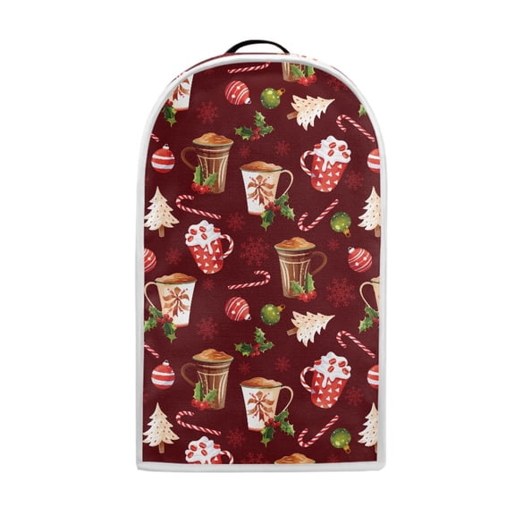 HELLHERO Christmas Tree Candy Cane Pattern Kitchen Blender Dust Covers for Kitchen Use, Kitchen Home Waterproof Fitted