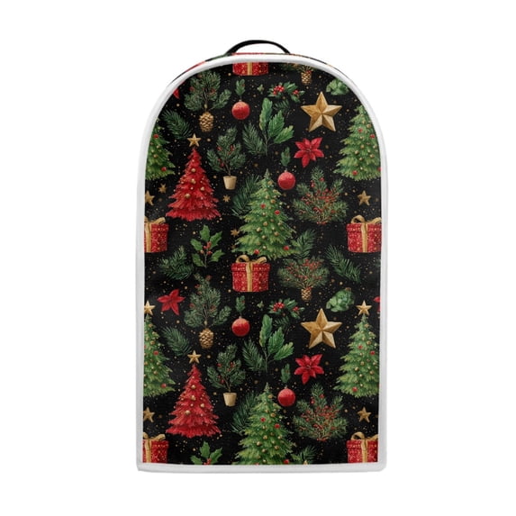 HELLHERO Christmas Tree Gift Patterns Food Processor Cover with Hand Strap There is only one dust cover Polyester