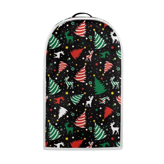 HELLHERO Christmas Tree Star Pattern Univesal Mixer Cover with Fitted Polyester Kitchen Blender Dust Cover
