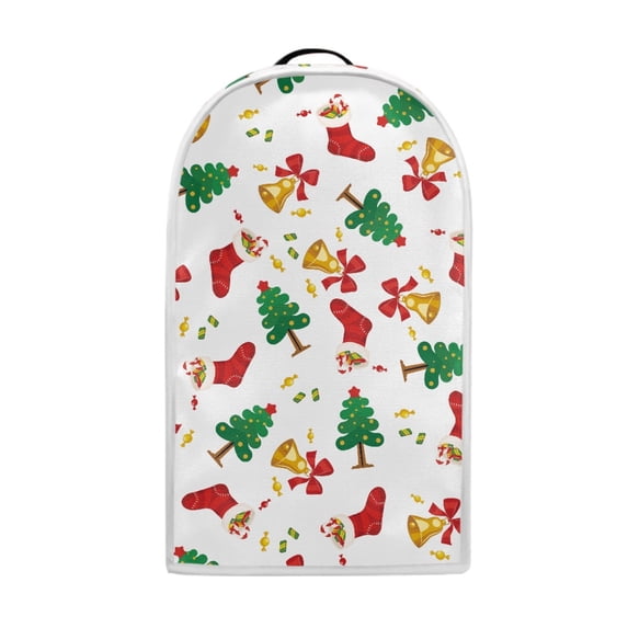 HELLHERO Christmas Tree Stocking Bell Foldable Coffee Machine Dust Cover for Kitchen Home Stylish